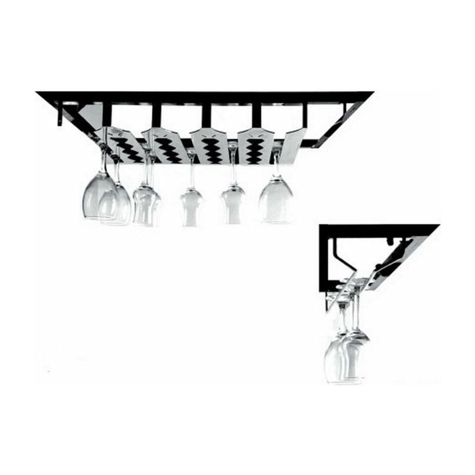 Krom Ayaklı Bardak Askı 50*50 Cm
