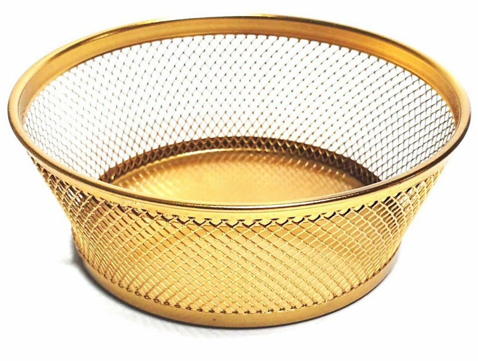 Tel Sepet 30 Cm Altın (5 Adet)