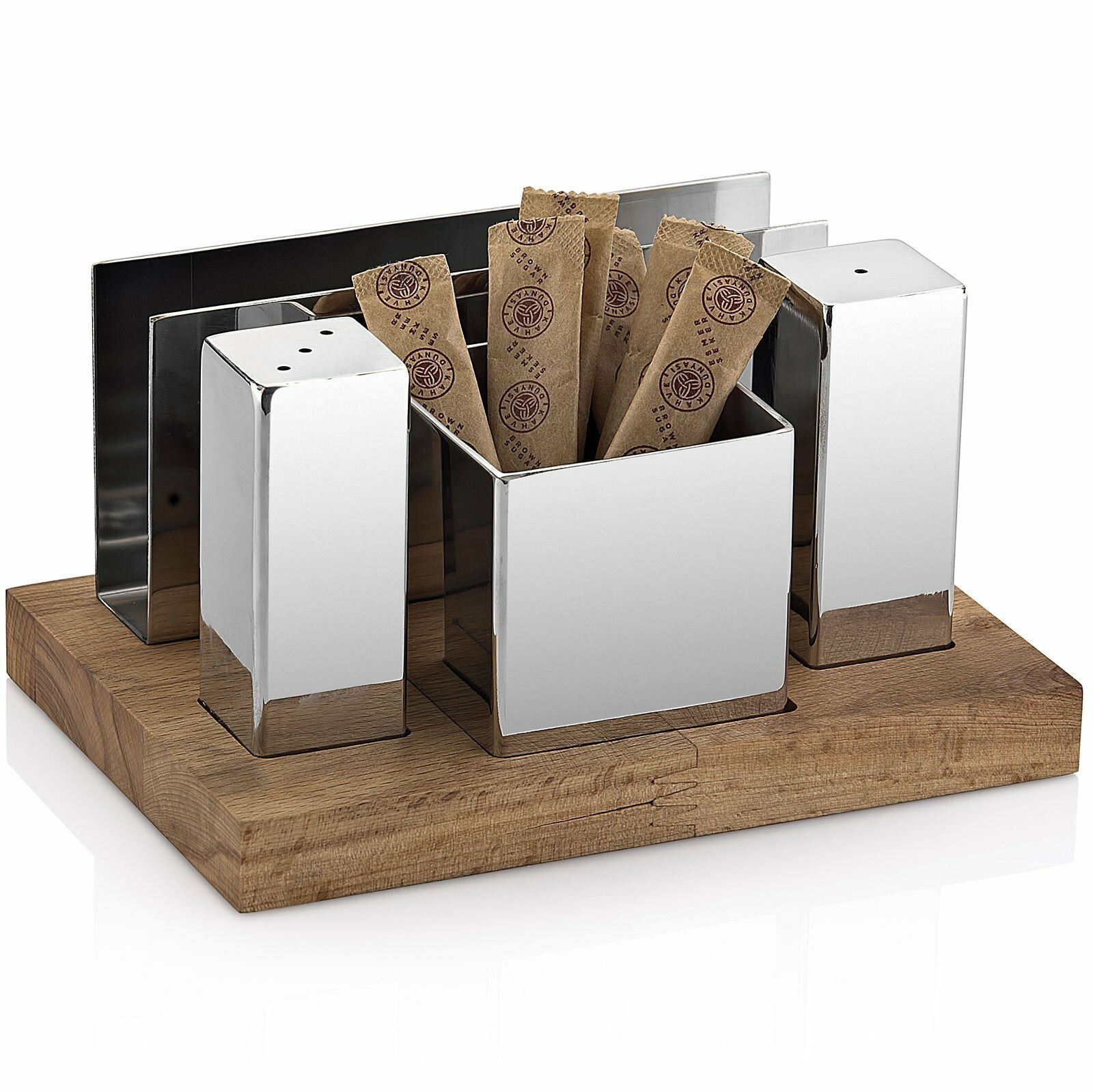 Dörtlü Kare Tuzluk Takımı