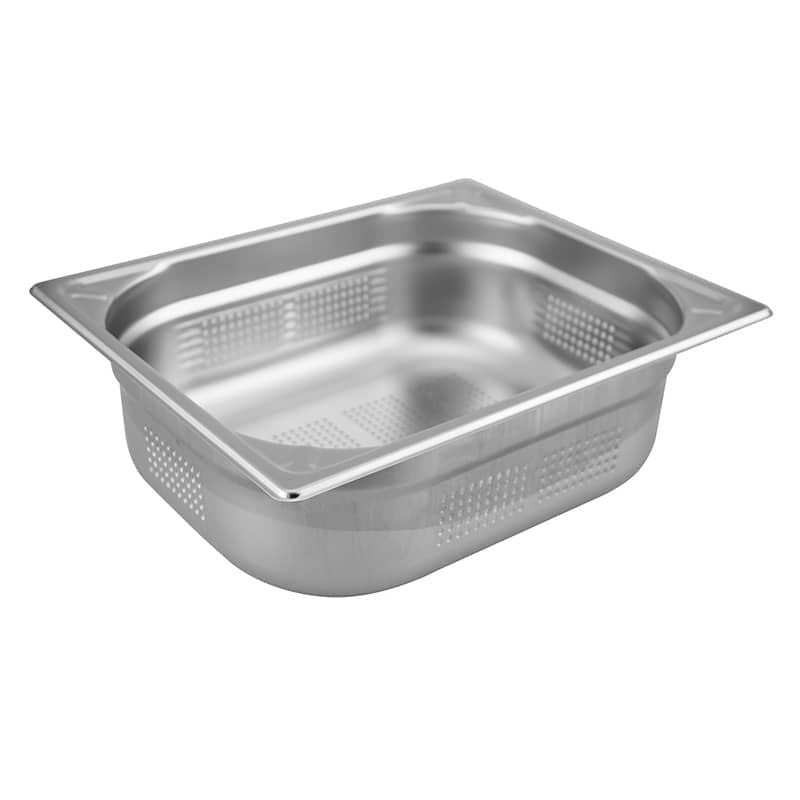 Öztiryakiler Köşeli, Delikli Gastronom Küvet GNP 1/2 -100 MM