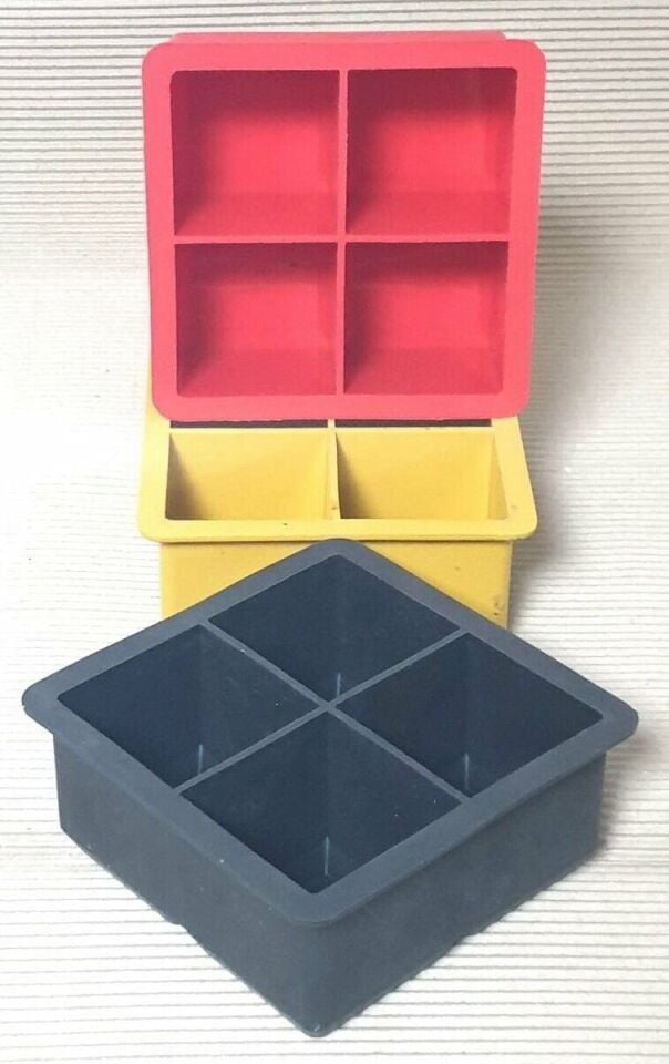 4'lü Küp Buz Kalıbı 5*5 Cm