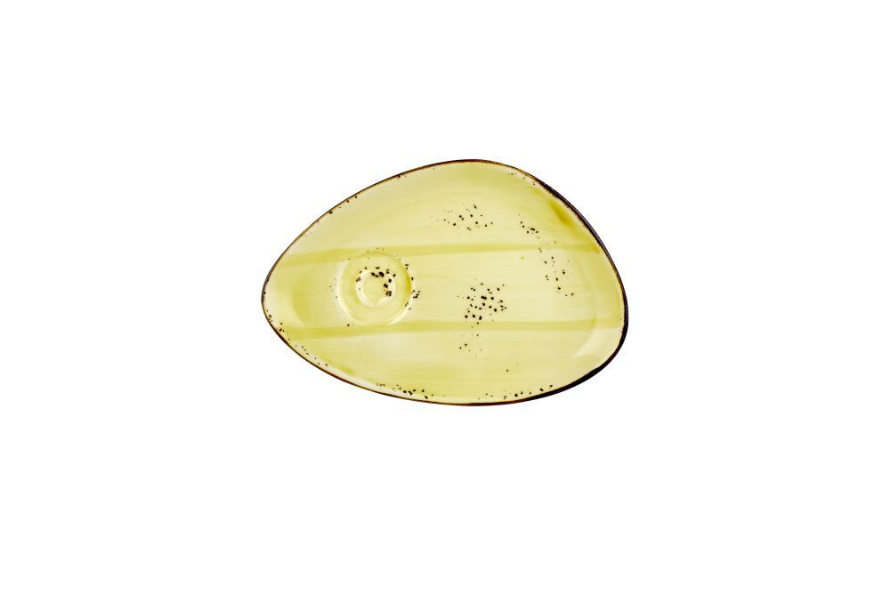 Sun Zest Çay Sunum Tabağı 25*17 Cm