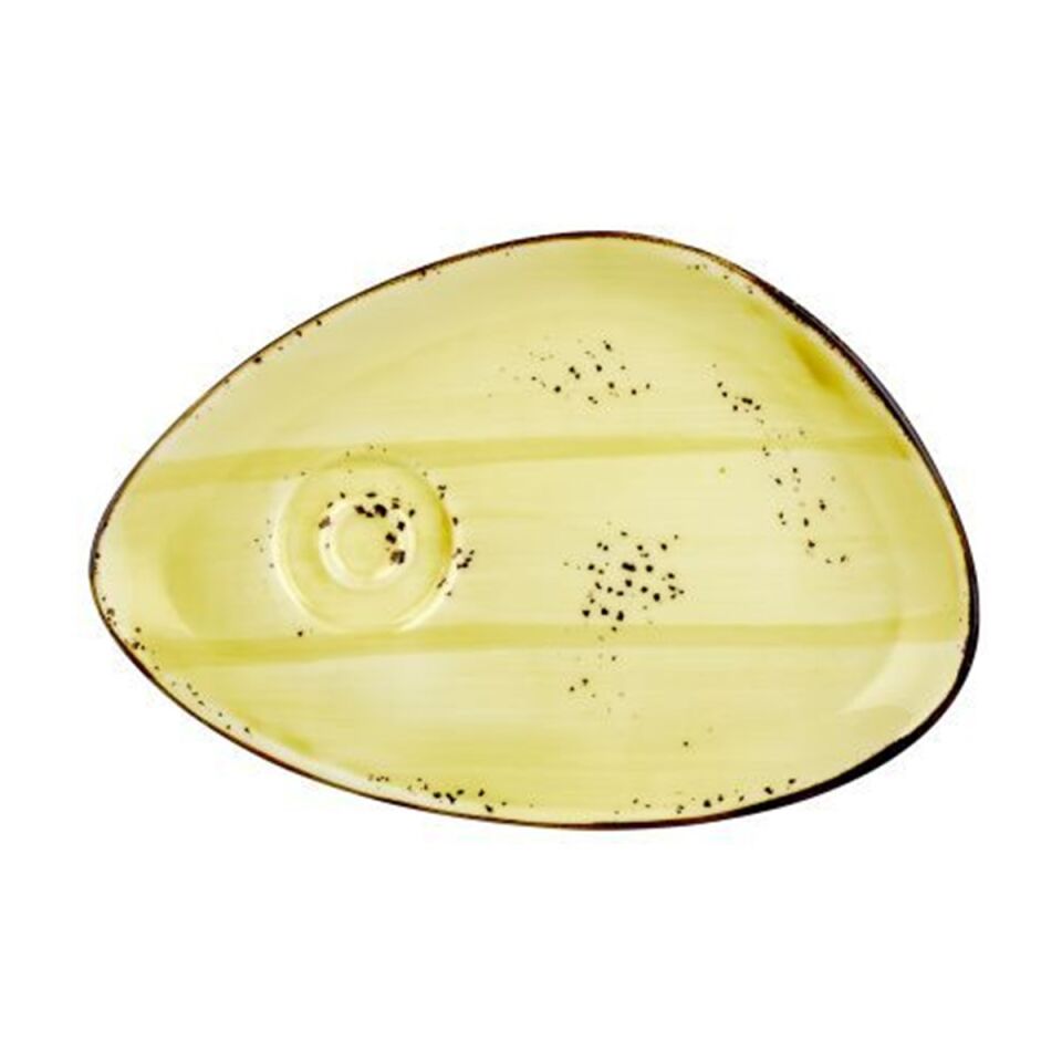 Sun Zest Çay Sunum Tabağı 25*17 Cm