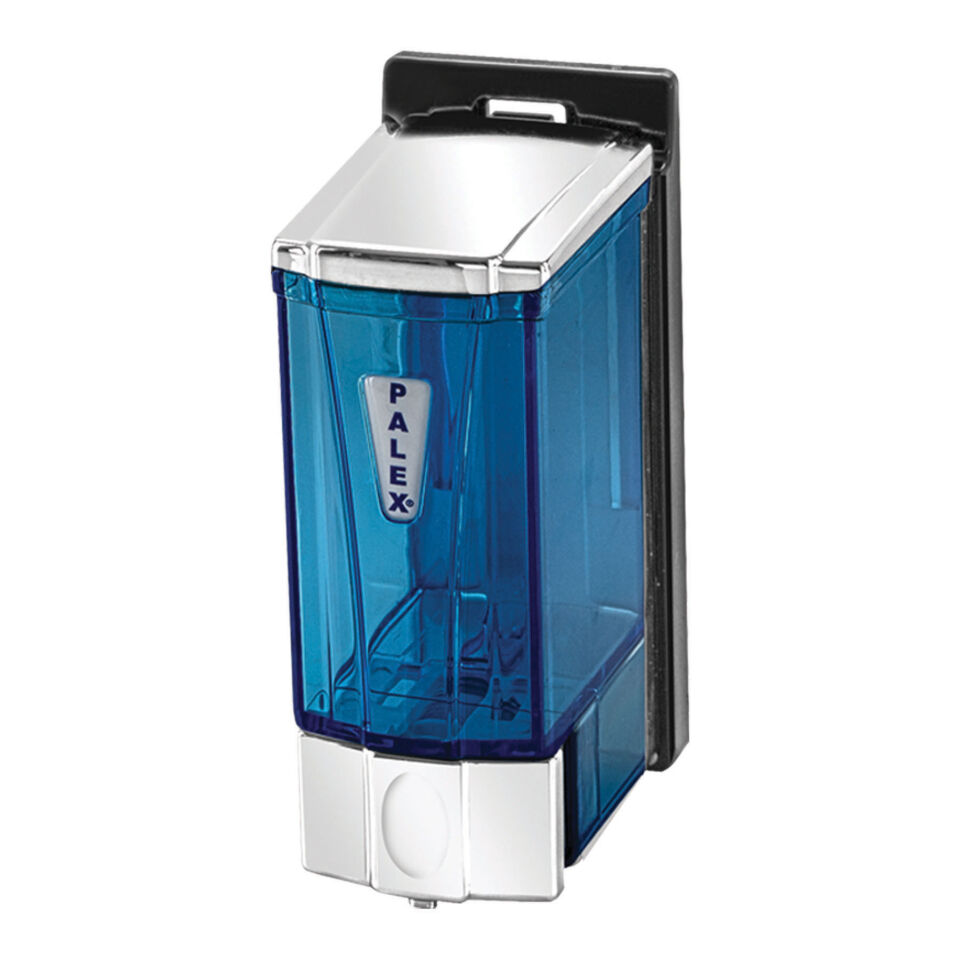 Mini Sıvı Sabun Dispenseri 250 CC (Şeffaf-Krom)