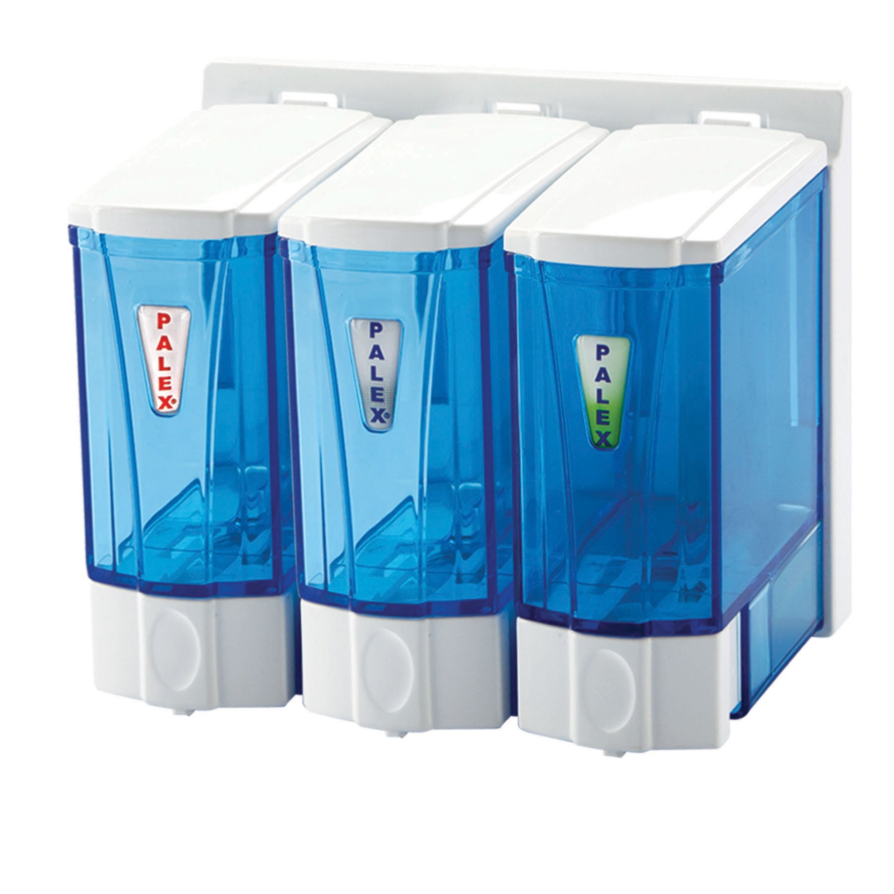 Mini Sıvı Sabun Dispenseri Üçlü 250 CC (Şeffaf-Füme)