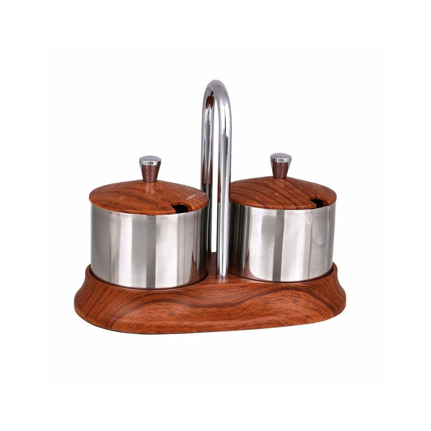 Plastik Standlı 2'li Baharatlık