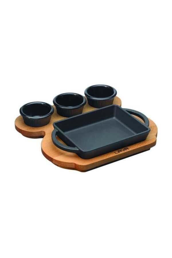 Lava Dikdörtgen Tava ve Sunum Altlığı