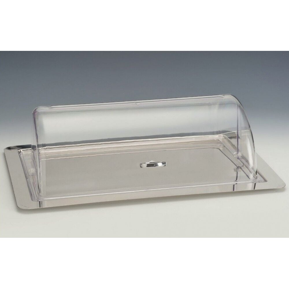 Çelik Tepsili Roll Top Kapaklı Fanus