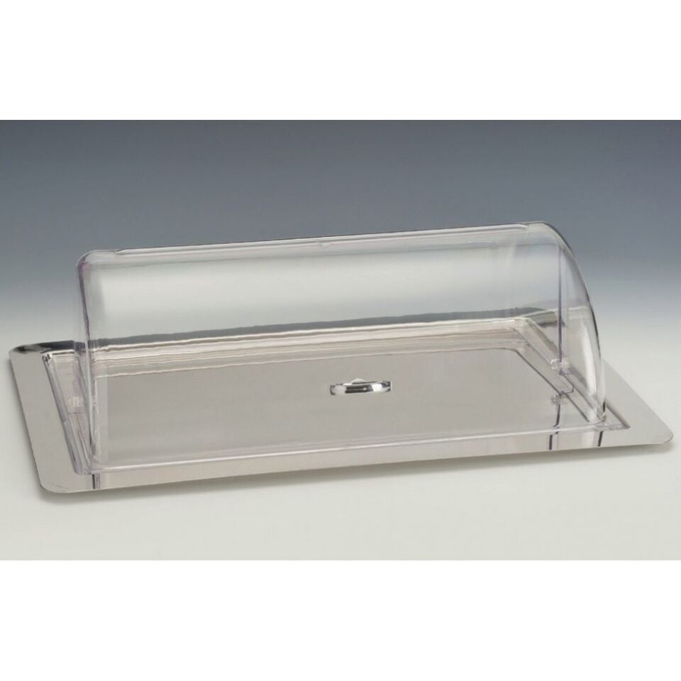 Çelik Tepsili Roll Top Kapaklı Fanus