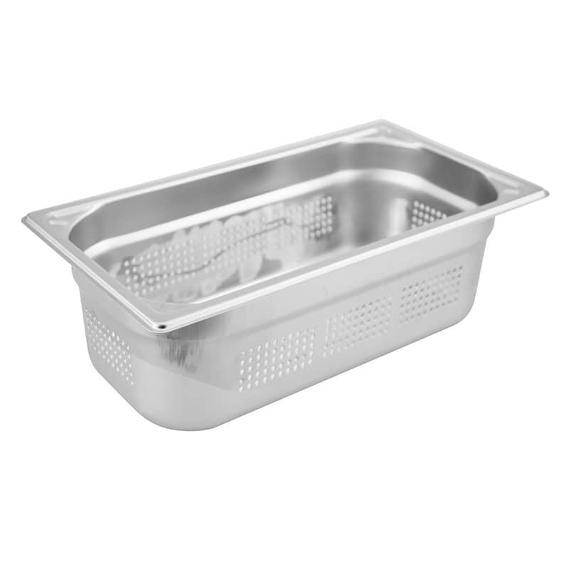 Öztiryakiler Köşeli, Delikli Gastronom Küvet GNP 1/3 -65 MM