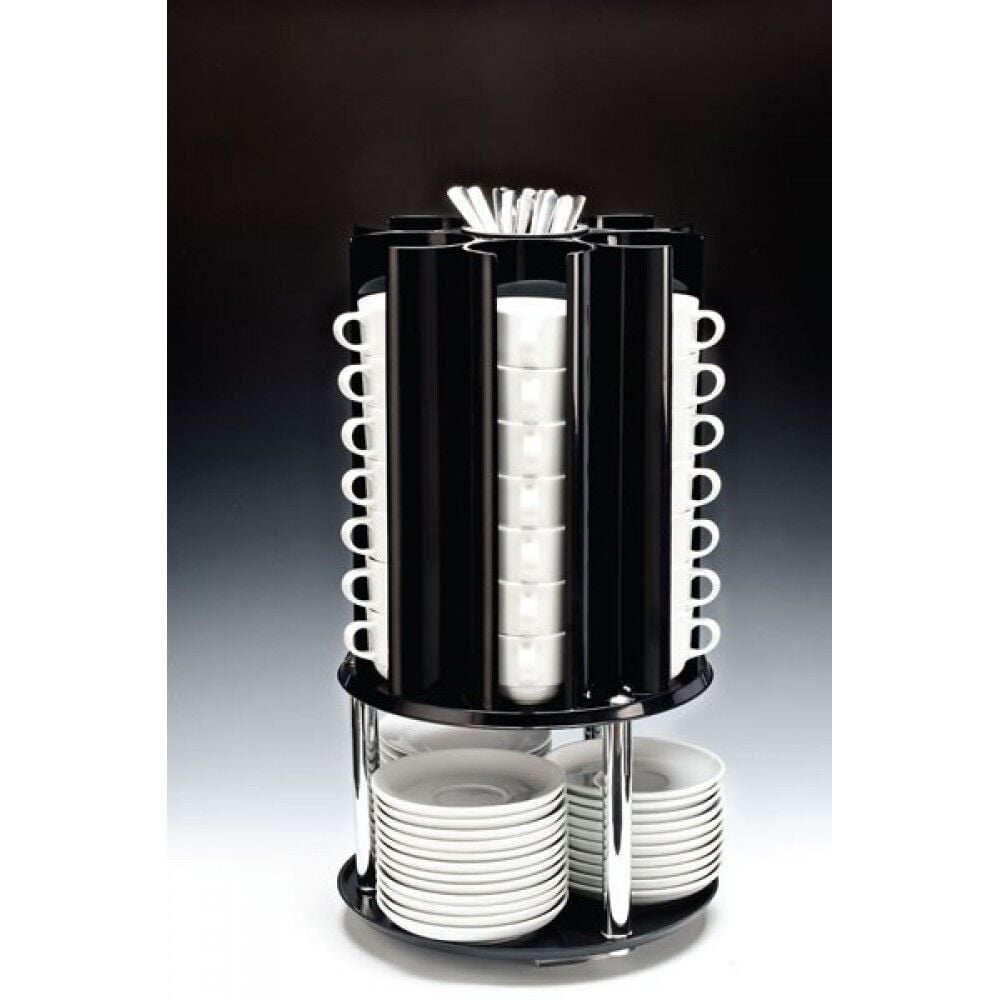 Döner Tabanlı Fincan, Tabak ve Kaşık Standı