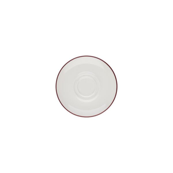 Modest Maroon Lona Konsome Tabağı 19 cm