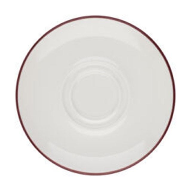 Modest Maroon Lona Konsome Tabağı 19 cm