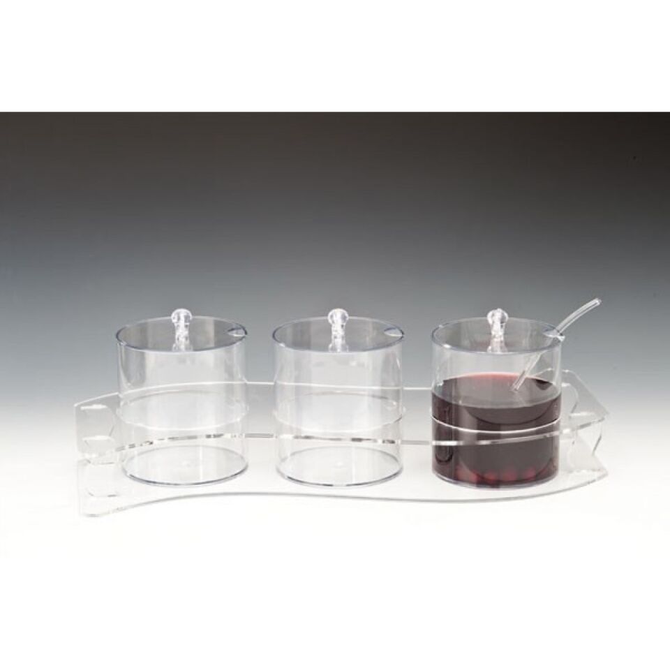 S Standlı Üçlü Sosluk ve Reçellik