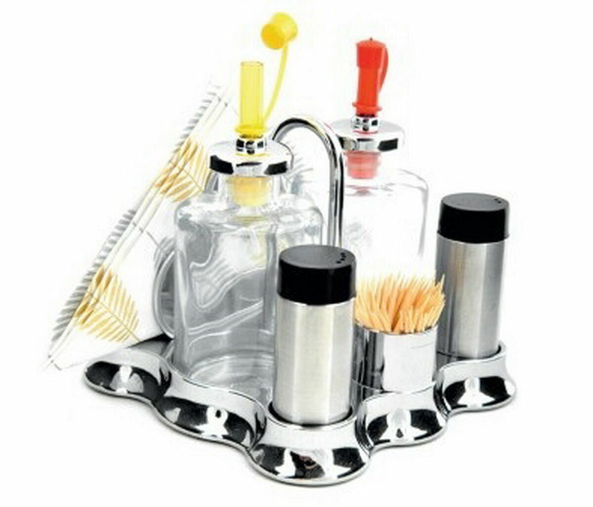 Krom-Plastik 6'lı Menaj Takımı