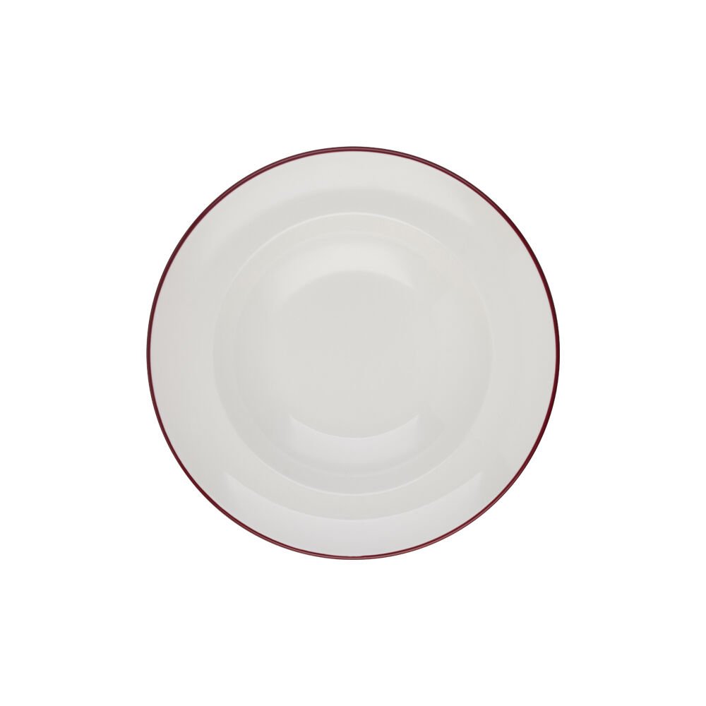 Modest Maroon Miro Çukur Tabak 20 cm 170 cc