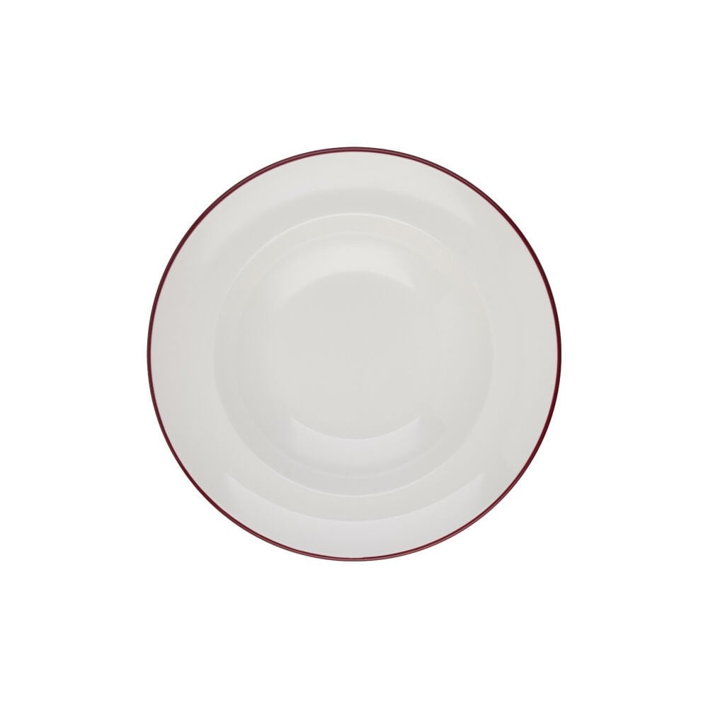 Modest Maroon Miro Çukur Tabak 20 cm 170 cc