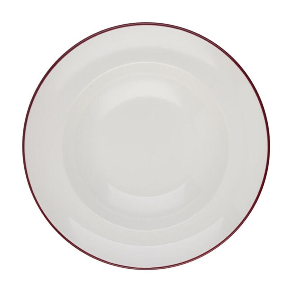 Modest Maroon Miro Çukur Tabak 20 cm 170 cc