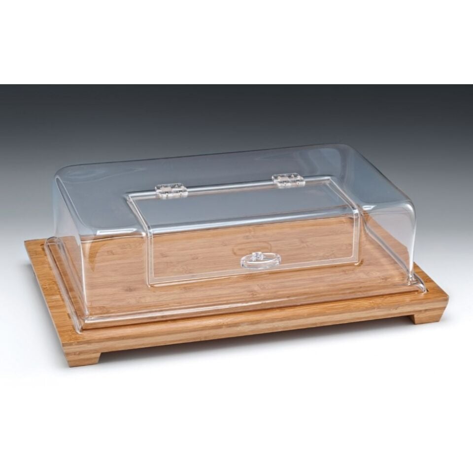 Pencere Kapaklı, Ahşap Tepsili Fanus