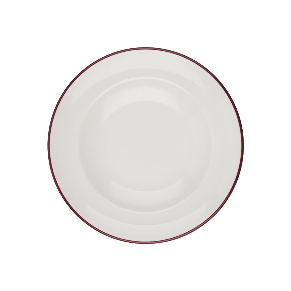 Modest Maroon Miro Çukur Tabak 25 cm 420 cc