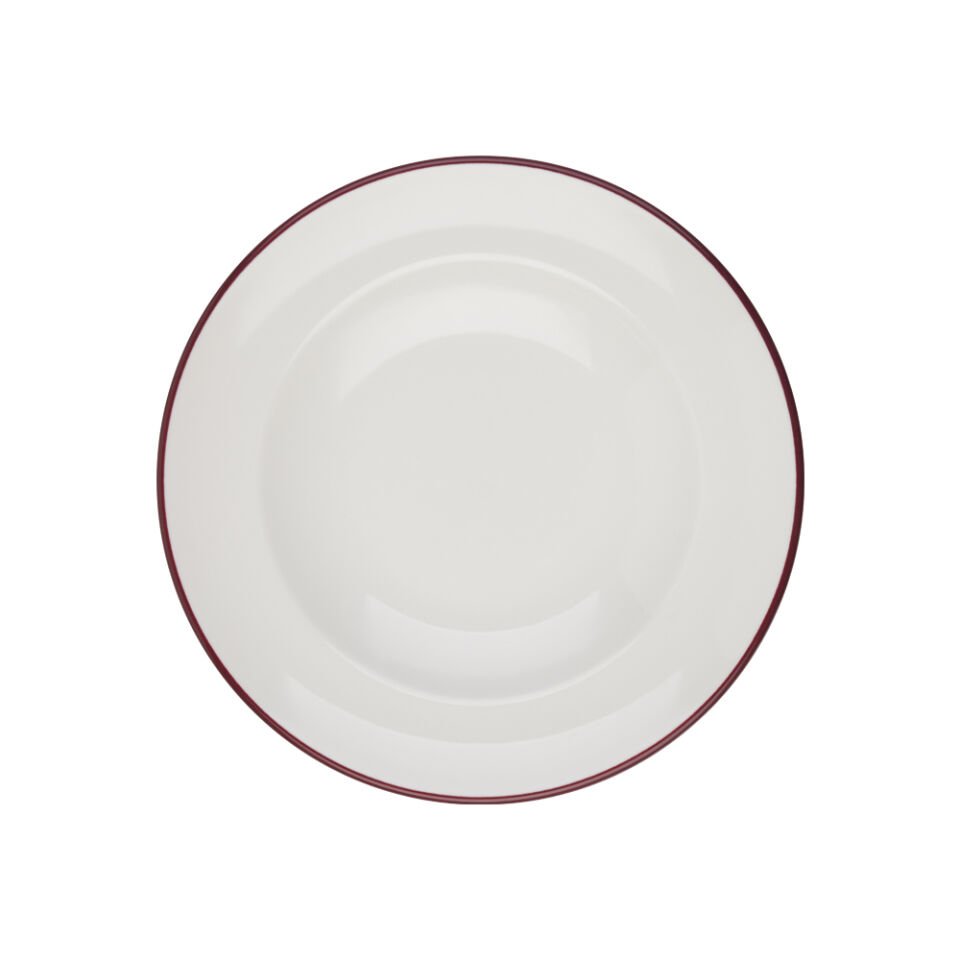 Modest Maroon Miro Çukur Tabak 25 cm 420 cc