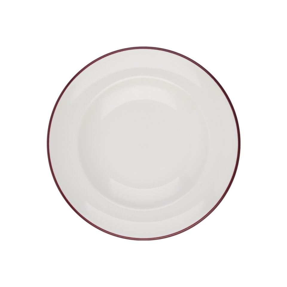 Modest Maroon Miro Çukur Tabak 25 cm 420 cc