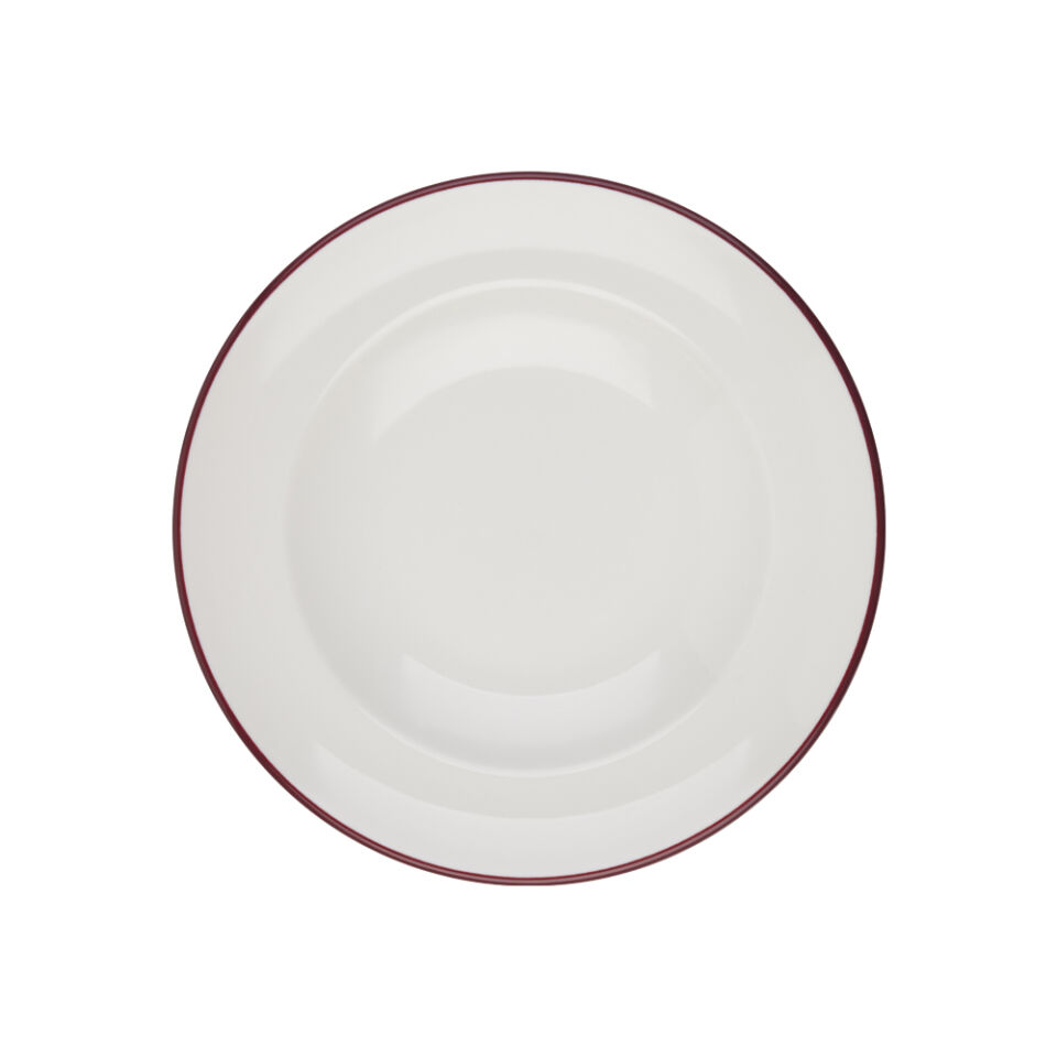 Modest Maroon Miro Çukur Tabak 25 cm 420 cc