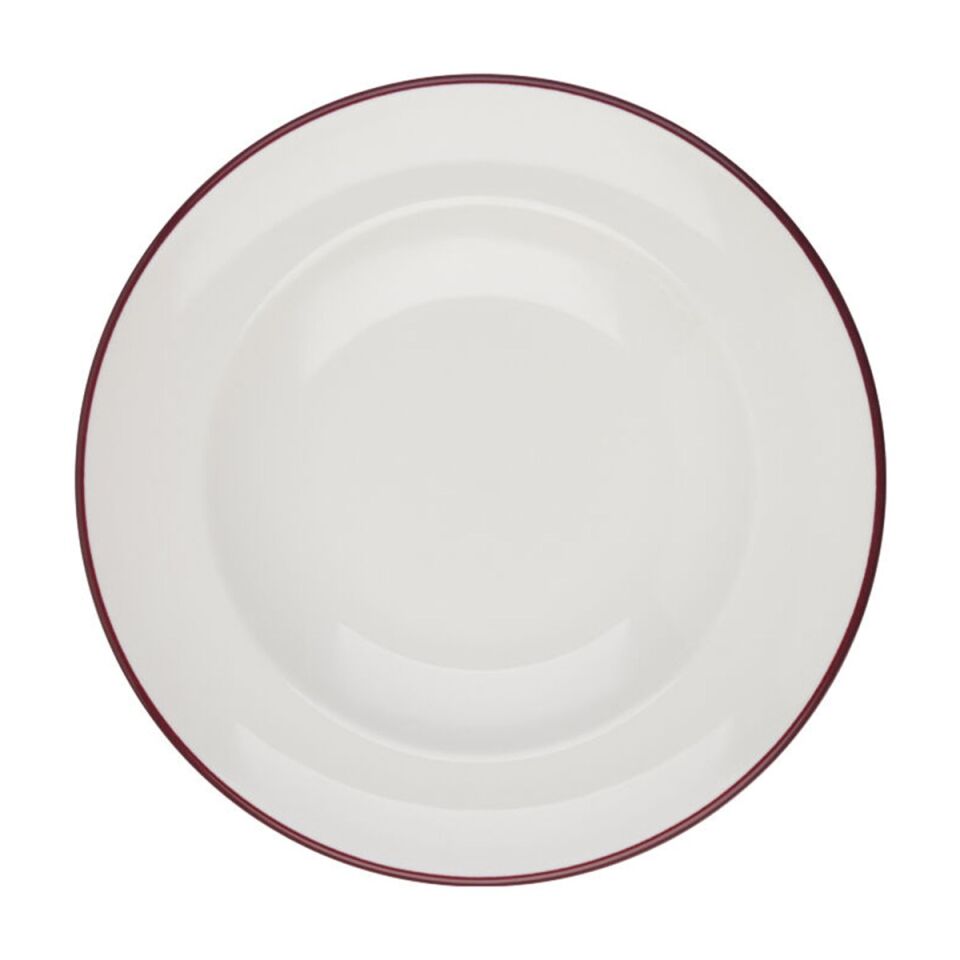 Modest Maroon Miro Çukur Tabak 25 cm 420 cc