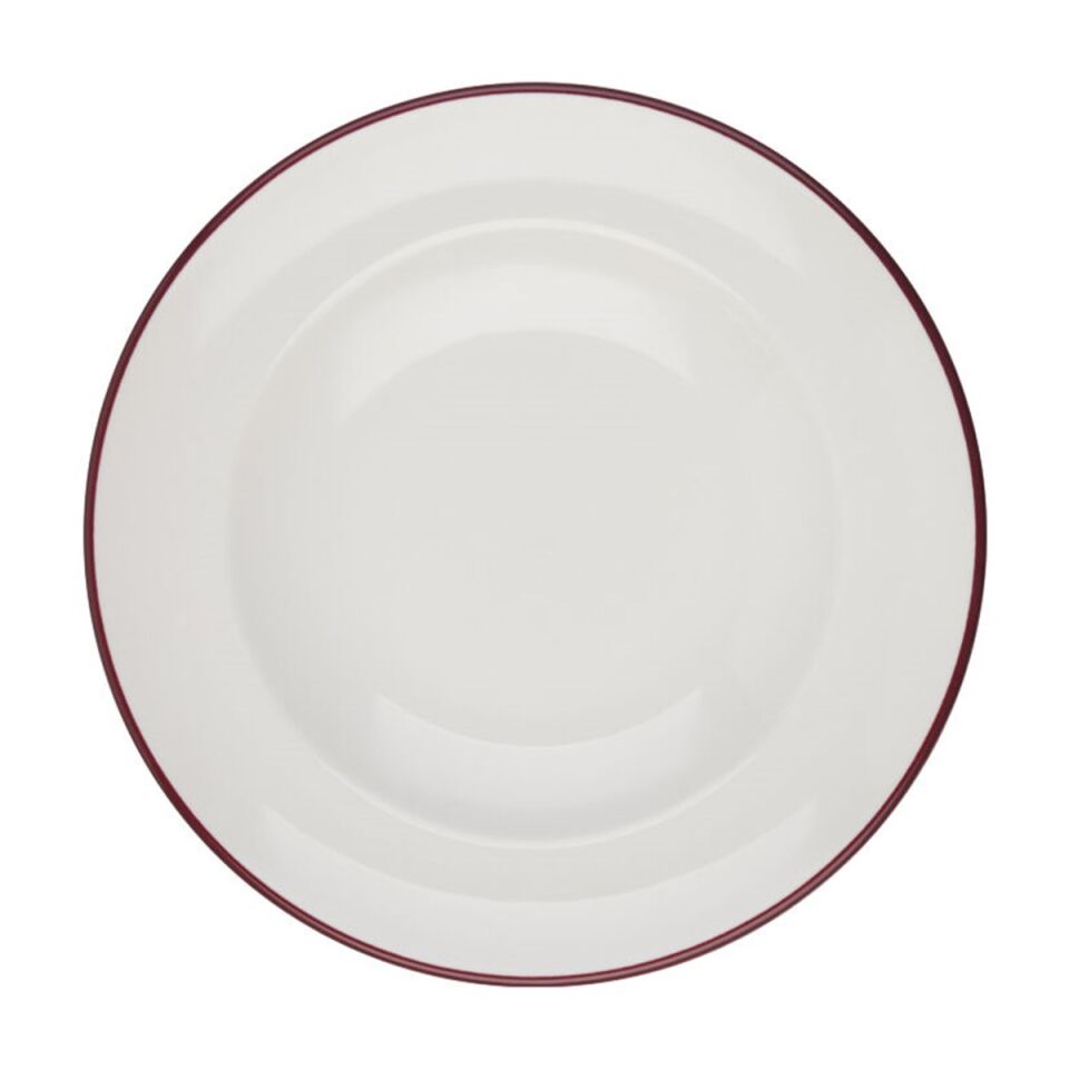 Modest Maroon Miro Çukur Tabak 25 cm 420 cc