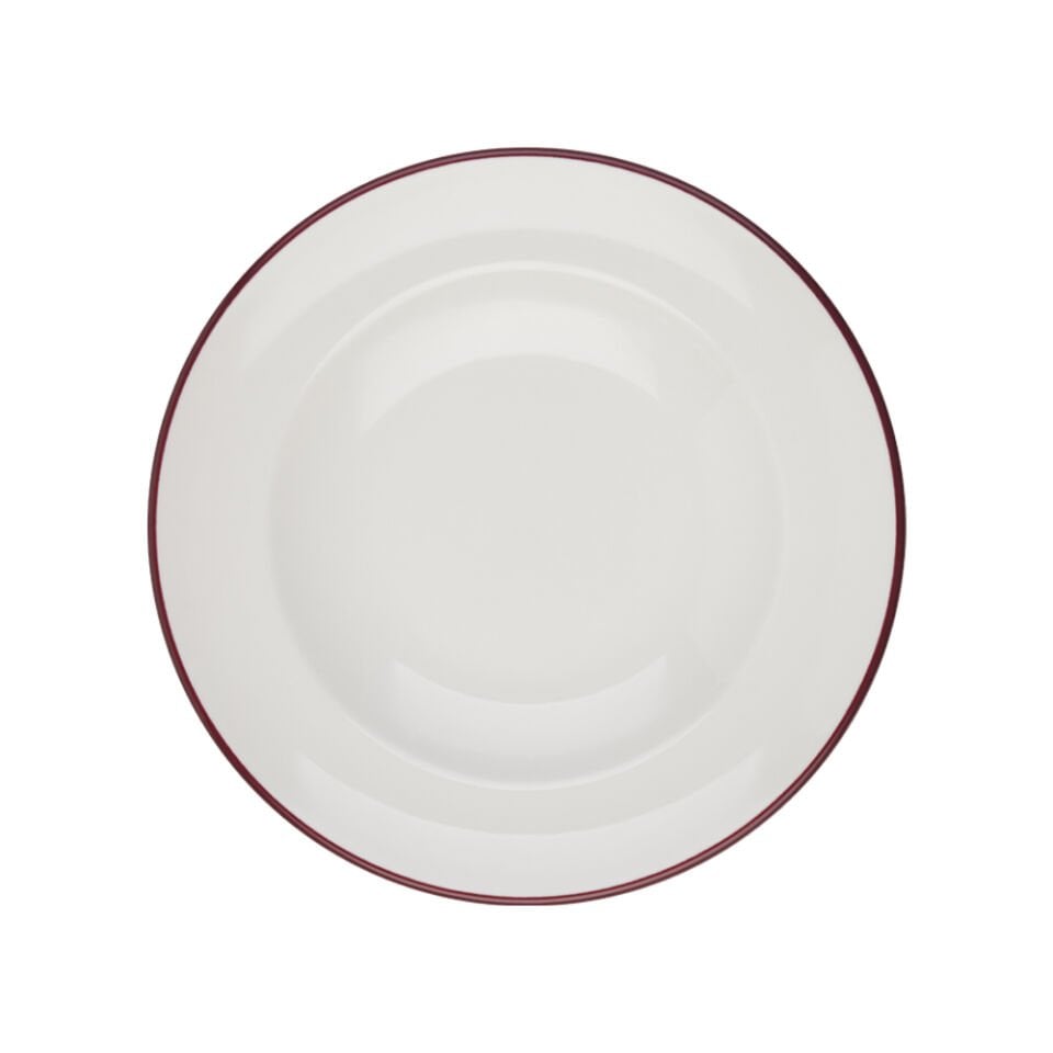 Modest Maroon Miro Çukur Tabak 28 cm 560 cc