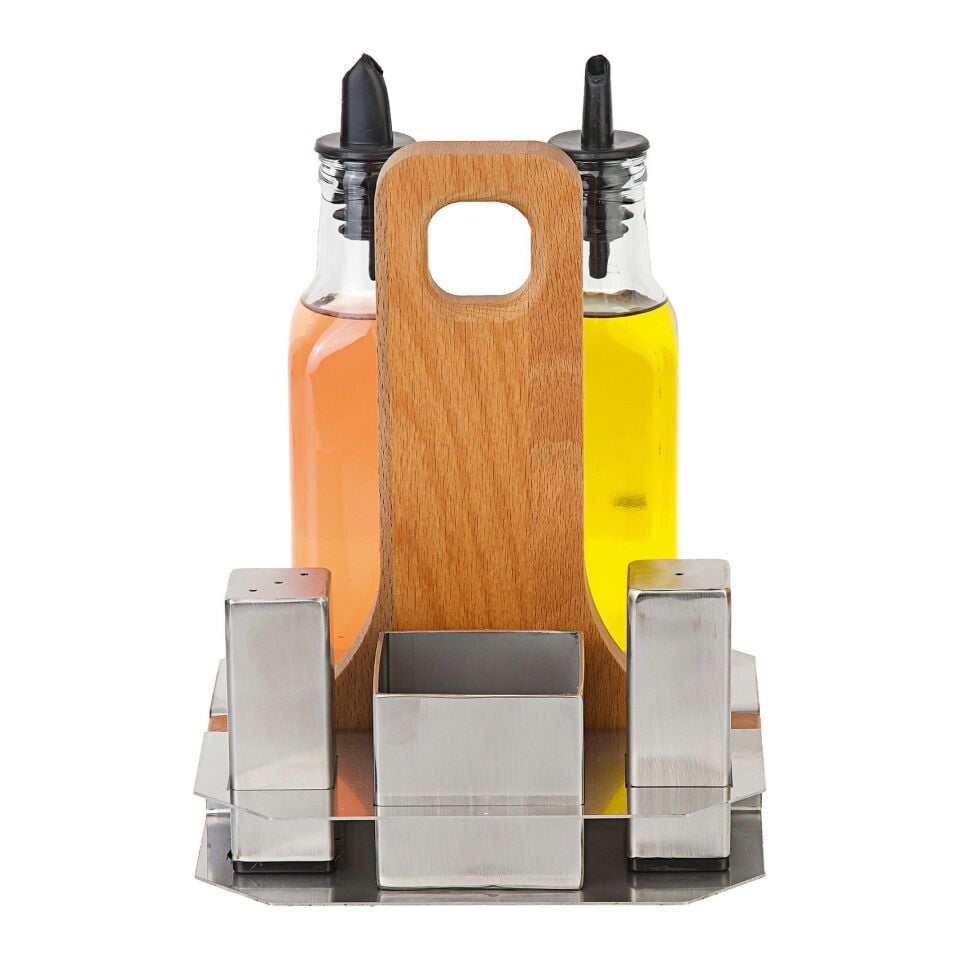 5'li Yağdanlık ve  Baharatlık Takımı 250 CC