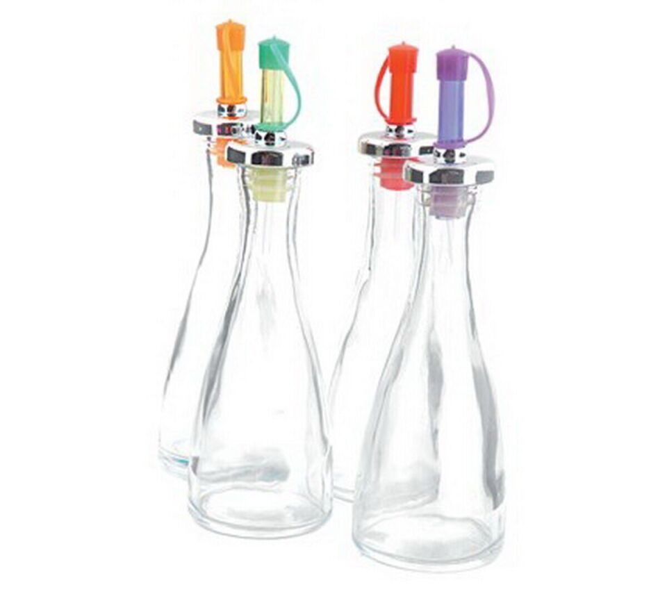 Krom-Plastik Uçlu Konik Yağlık ve Sirkelik (12 Adet)