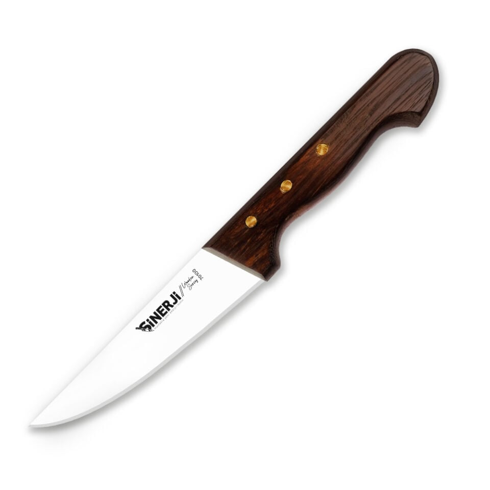 Wooden Venge Saplı Kasap Bıçağı 12,5 Cm