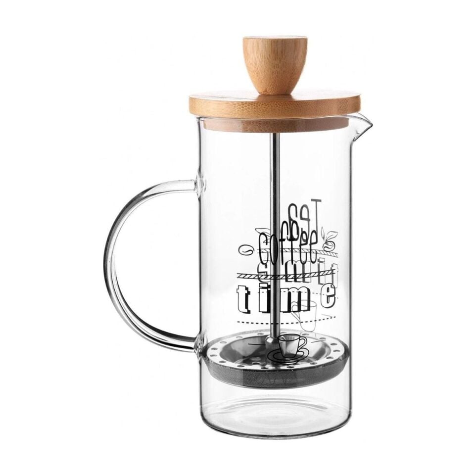 Bambu Kapaklı French Press 600 ML