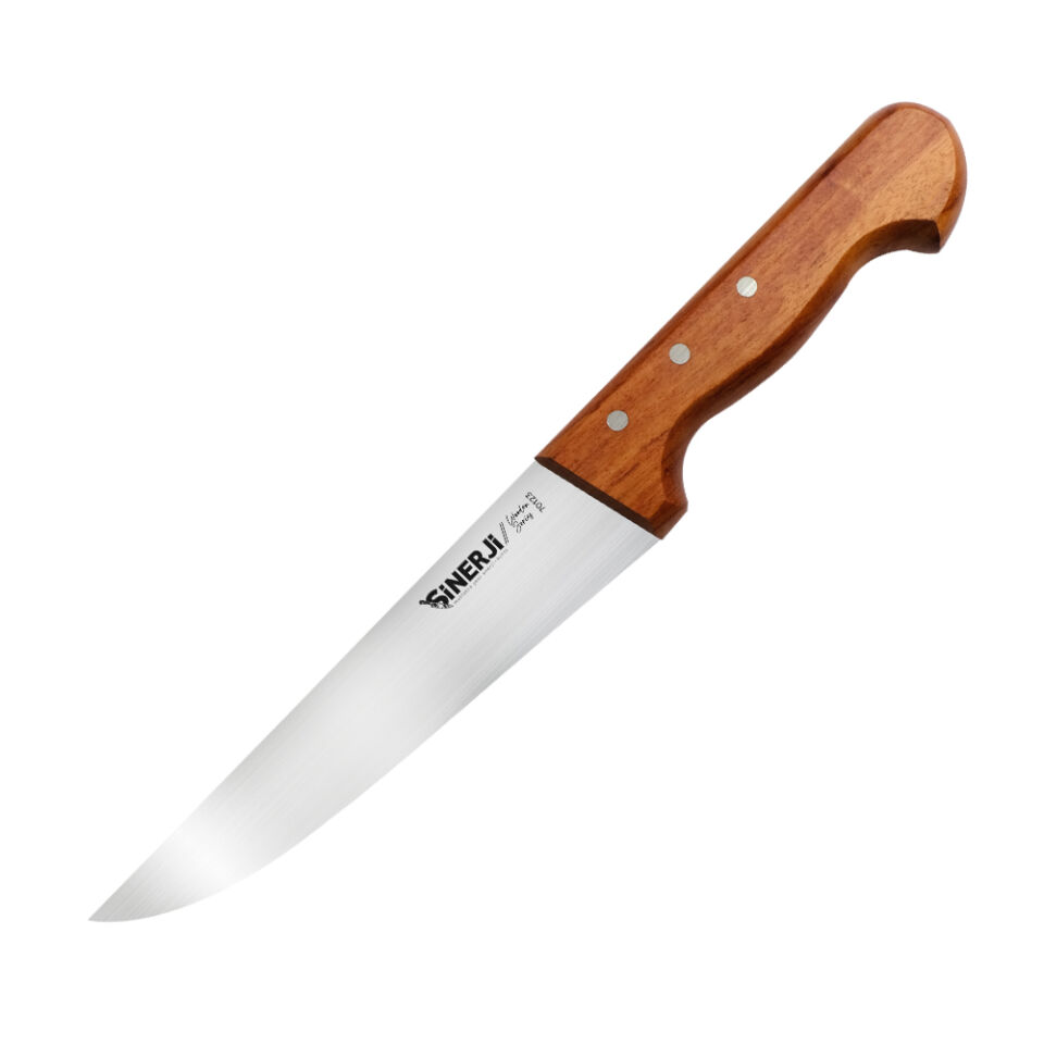 Wooden Gül Saplı Kasap Bıçağı 18,5 Cm
