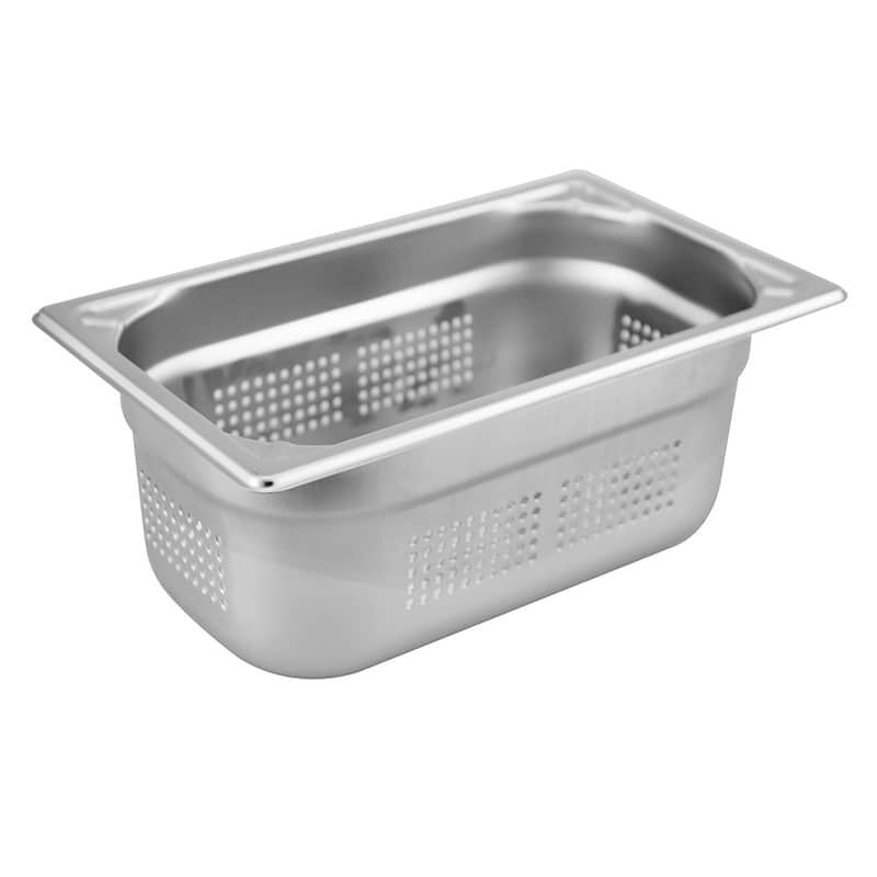Öztiryakiler Köşeli, Delikli Gastronom Küvet GNP 1/4 -100 MM
