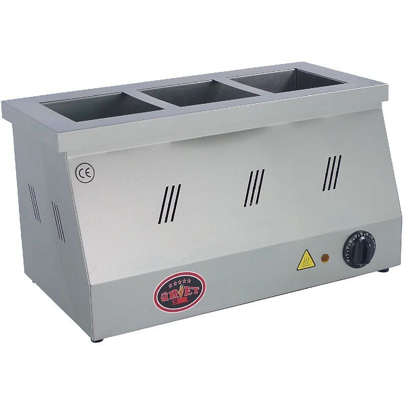 Üret Çelik 1/6 200 3’lü Sıcak Sosluk (Küvet Kapak Hariç)