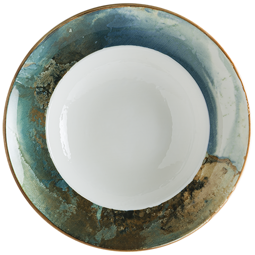 Futura Mid White Gourmet Çukur Tabak 27 Cm