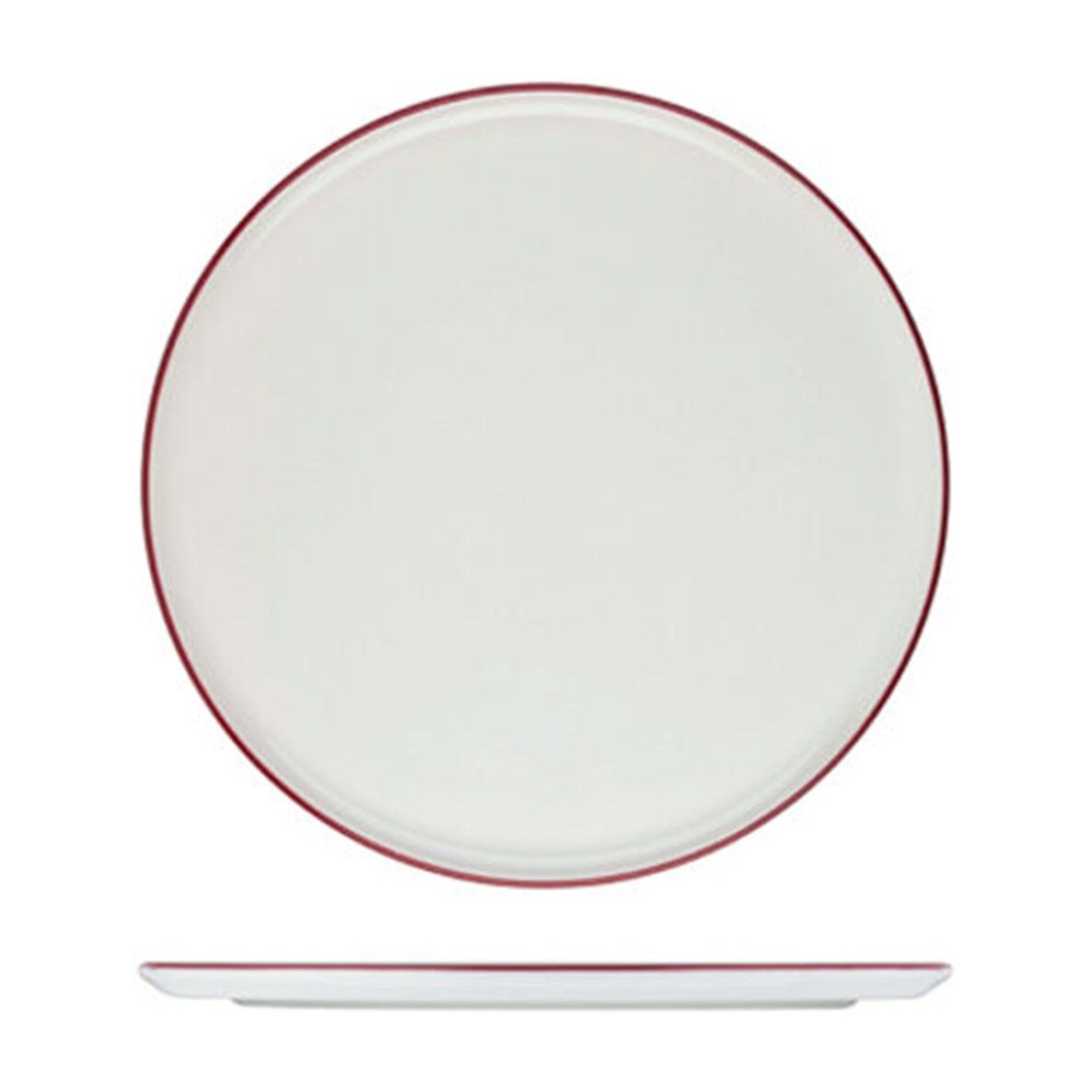 Modest Maroon Mesa Pizza Tabağı 33 cm