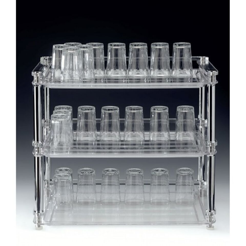 Üç Katlı Bardak Standı