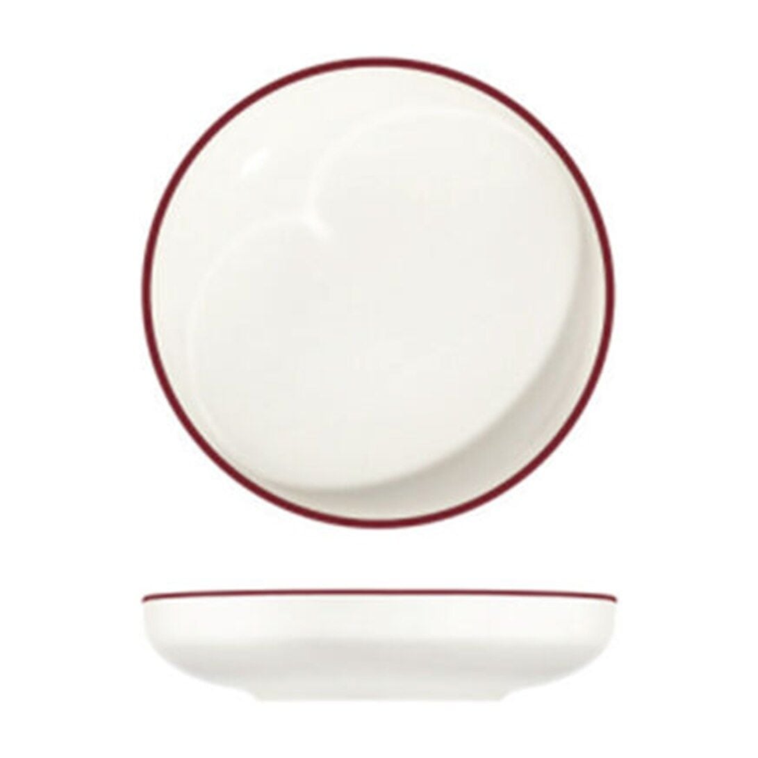 Modest Maroon Sofia Çukur Tabak 18,5 cm 620 cc