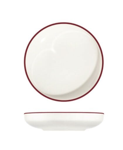 Modest Maroon Sofia Çukur Tabak 18,5 cm 620 cc