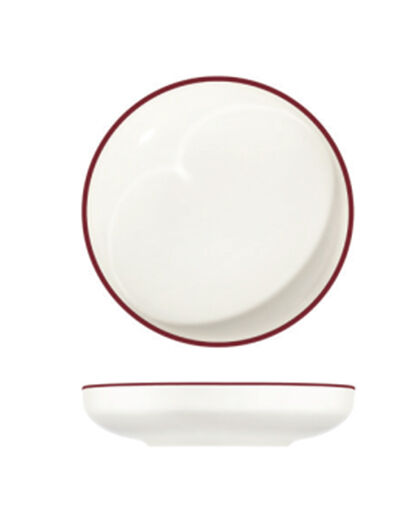 Modest Maroon Sofia Çukur Tabak 18,5 cm 620 cc