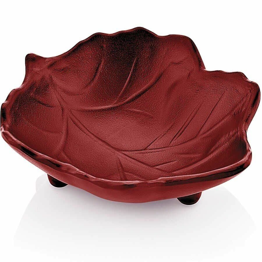 Biradlı Yaprak Sunum Tabağı Sosluk-Reçellik (12 Adet)