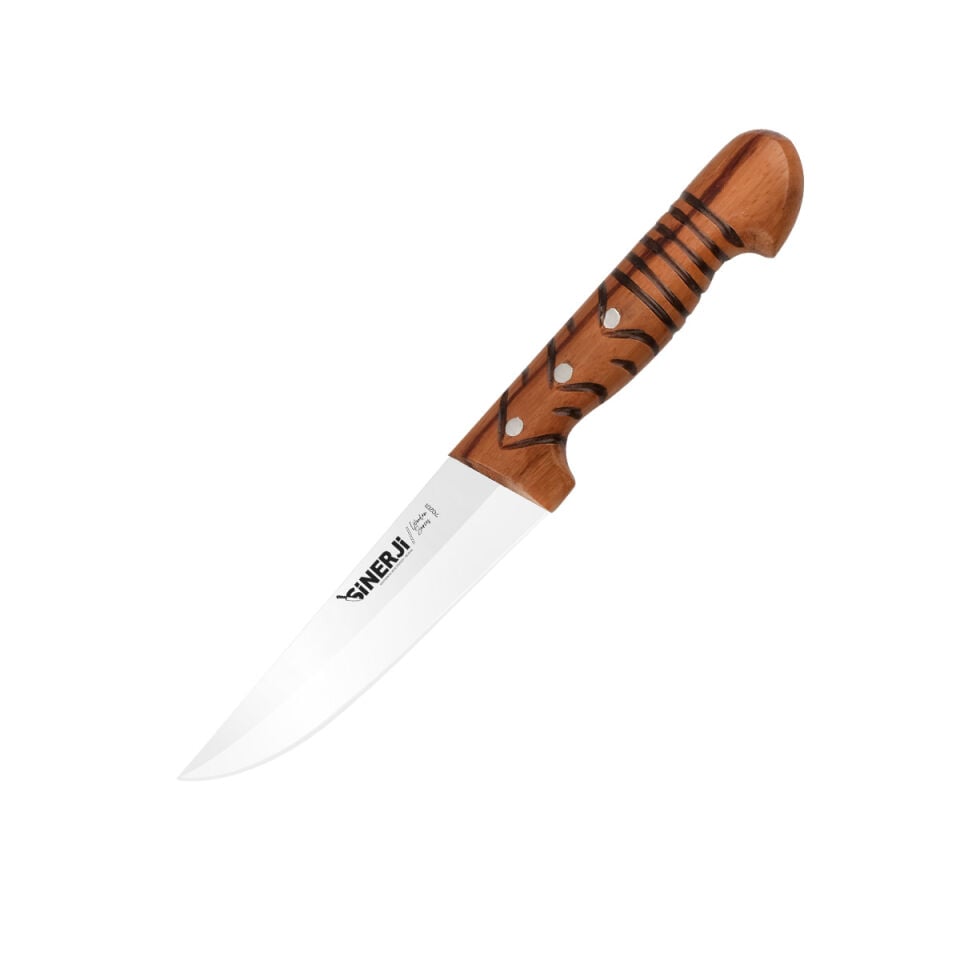 Wooden Saplı Kasap Bıçağı 14,5 Cm