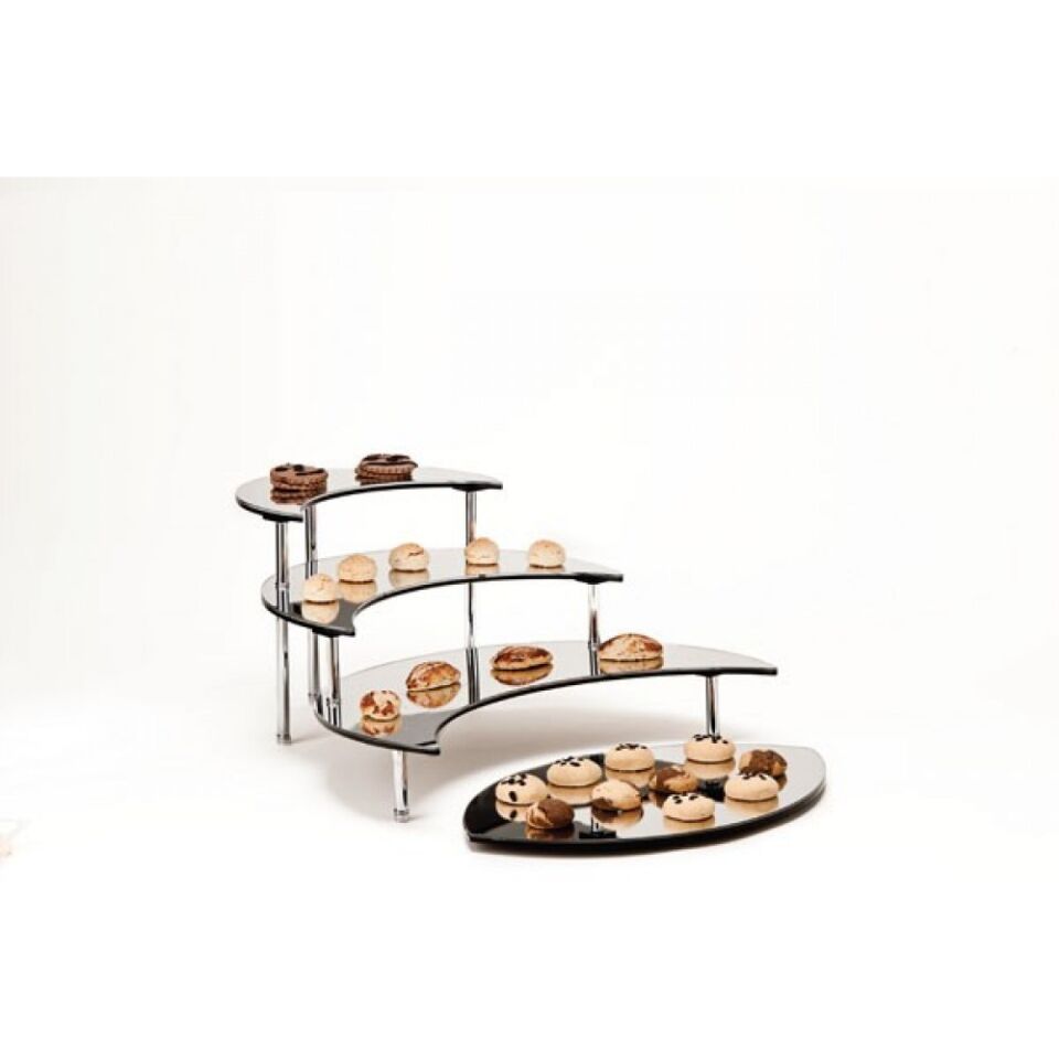 Üç Katlı Aynalı Teşhir Standı