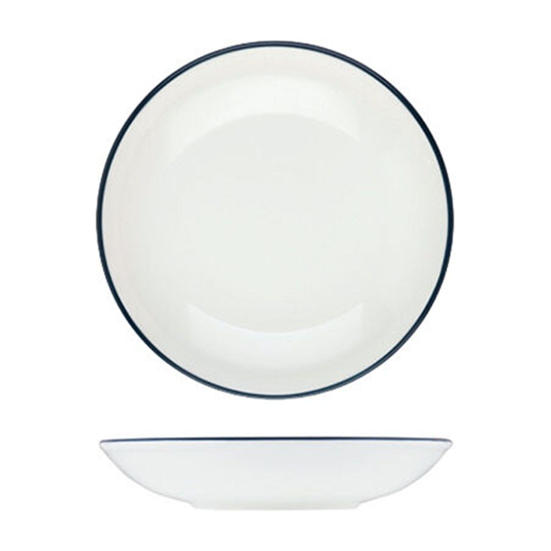 Modest Navy Valle Çukur Tabak 30 cm 2000 cc