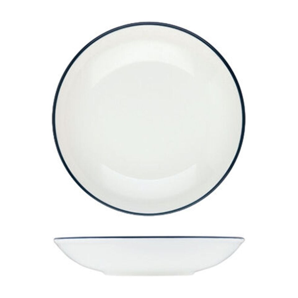 Modest Navy Valle Çukur Tabak 30 cm 2000 cc