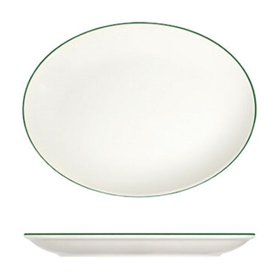 Modest Green Lona Oval Tabak 36 cm