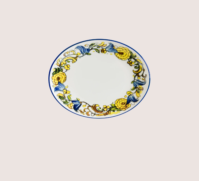 Albufera Mid White Moove Oval Tabak 31*24 Cm